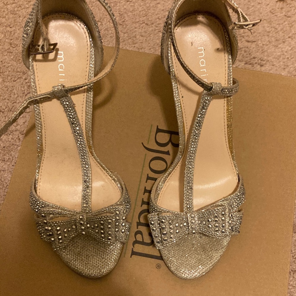 Gold Strappy Sandals